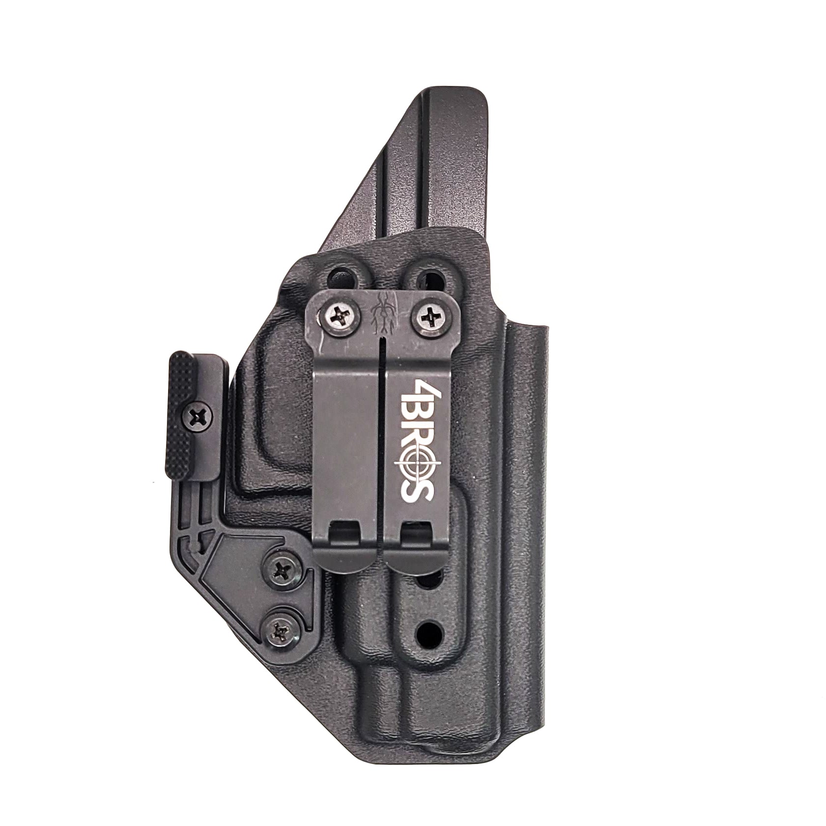 For the best most comfortable Inside Waistband IWB AIWB Kydex Holster for the Glock 48 and 48 MOS shop Four Brothers 4BROS Holsters. Proudly made in the USA.