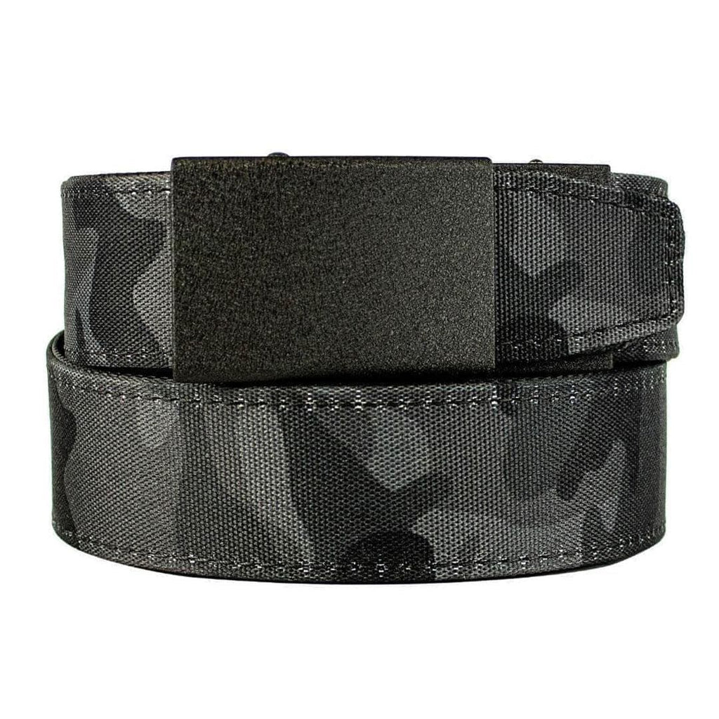 The Nextbelt EDC Guardian Black Camo belt utilizes the Supreme strap while featuring a camo pattern. All Nexbelt EDC belts are designed to be flexible enough to wear all day but stiff enough to effectively hold your pistol, firearm, tools, or other everyday items. Fits up to 50" waist, 1 1/2" wide belt.