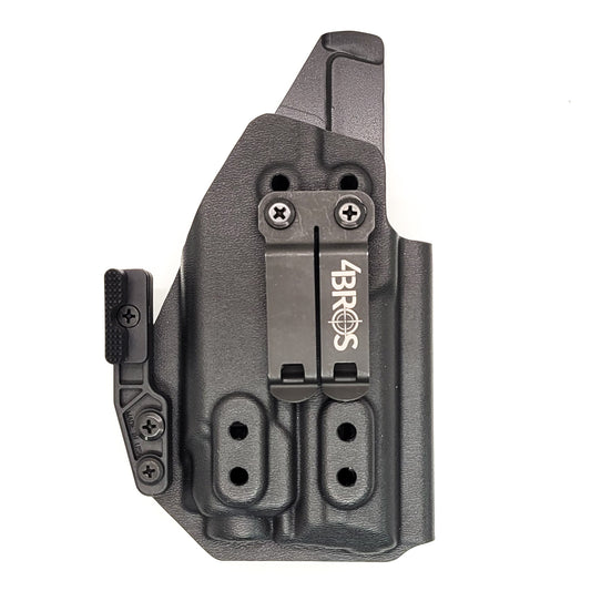 For the best IWB Kydex Inside Waistband Holster for the  the H&K Heckler & Koch VP9 or VP9SK with Streamlight TLR-8 A G, shop Four Brothers 4BROS Holsters.  