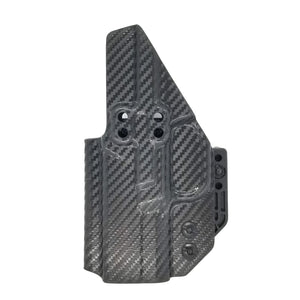 Inside Waistband Taco Style Holster designed to fit the FN 509 Compact Made from .080" Thermoplastic for durability Adjustable retention High sweat guard standard, medium and low height available on request. Holster profile cut to allow red dot sights on the pistol Minimal material and smooth edges Proudly made in the …