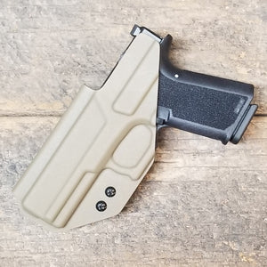 For the best, Outside Waistband OWB Kydex Holster designed to fit the Polymer80 PF940, shop Four Brothers Holsters.  Adjustable retention High Sweat shield and red dot RMR compatible 1.5" Belt attachment  Made from .080 thick thermoplastic for durability Poly80 P80 Made in the USA