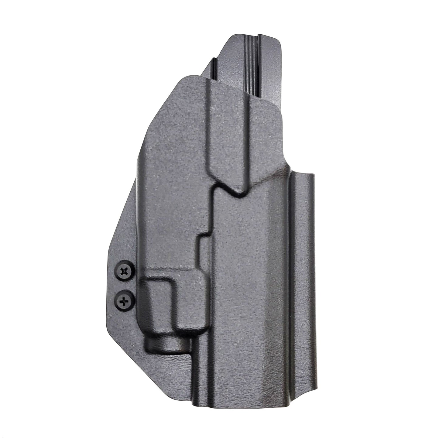 For the best OWB Holster for the Sig Sauer P320 Full Size, X5 or M17 & Streamlight TLR-7 X or A & Align Tactical Thumb Rest shop Four Brothers 4BROS holsters. 