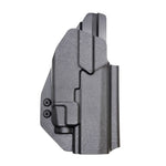 Outside Waistband Holster designed to fit the Sig Sauer P320 Full Size, X5 and M17 pistols with the Streamlight TLR-7 or TLR-7A light and GoGuns USA Gas Pedal mounted to the pistol. The holster retention is on the light itself and not the pistol, which means the holster will not work without the light mounted on the firearm.