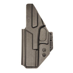 Inside Waistband Taco Style Holster designed to fit the Glock compact and full size 9mm and 40 S&W Frame pistols. This holster will fit the 19/23/45 and 17/22, MOS models and others in the size family. 