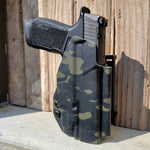For the best Outside Waistband Kydex Holster designed to fit the Sig Sauer P365-XMACRO with Streamlight TLR-7 Sub, shop Four Brothers Holsters. Full sweat guard, adjustable retention, minimal material & smooth edges to reduce printing. Made in the USA. Open muzzle for threaded barrels, Cleared for red dot sights.