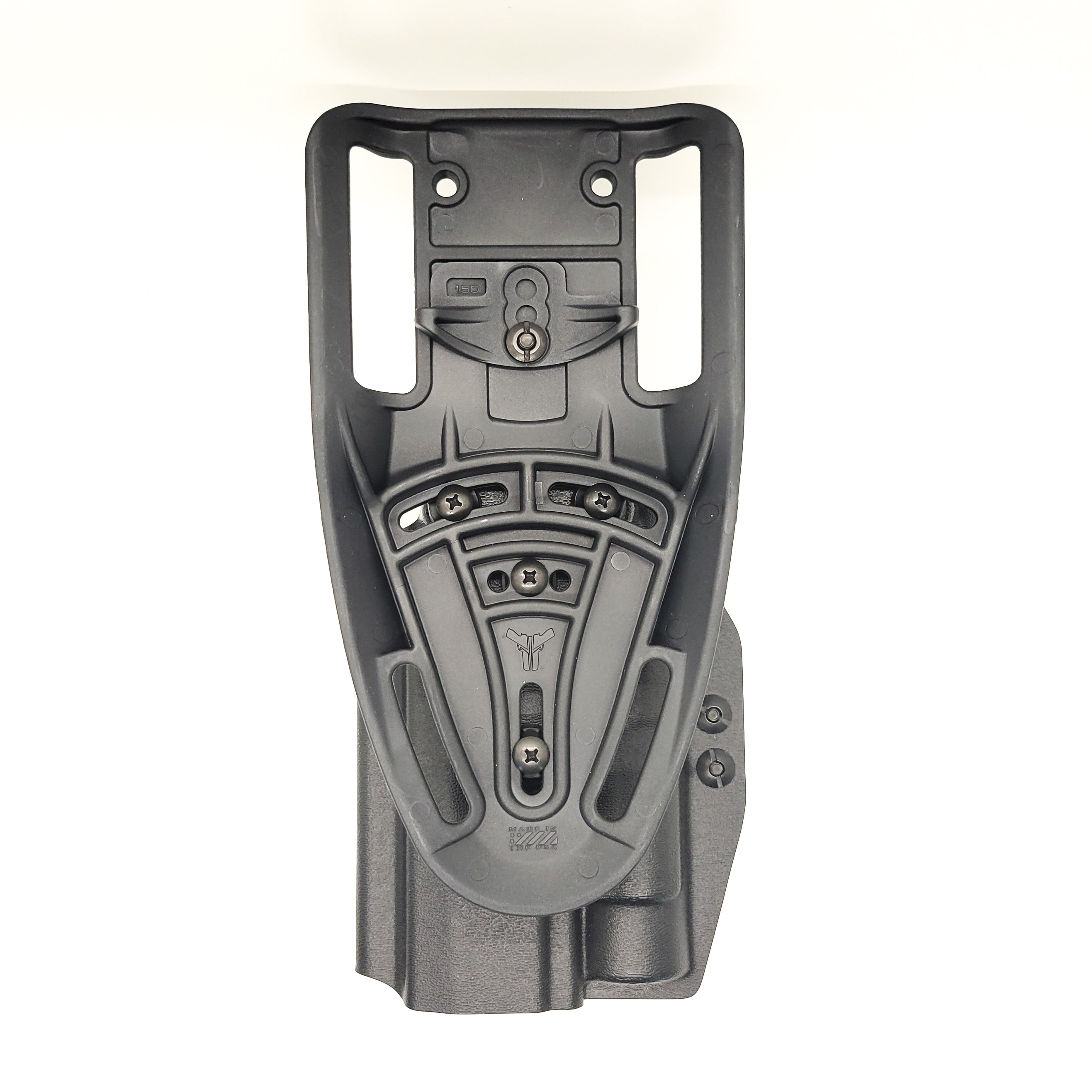 Outside Waistband Holster designed to fit the Full Size and Carry P320 series with Streamlight TLR-1 and TLR-1HL weapon mounted light and GoGuns USA Gas Pedal Holster will accommodate the M17, M18, and X-Five models as well as the Carry and Compact using our competition belt mounting options. Made in USA.