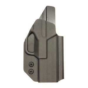 For the best Outside Waistband kydex Holster designed to fit the Springfield Armory Hellcat Pro with or without a red dot sight mounted to the pistol, look to Four Brothers.  Full sweat guard, adjustable retention, minimal material, & smooth for reduced printing. Proudly made in the USA by veterans & law enforcement. 