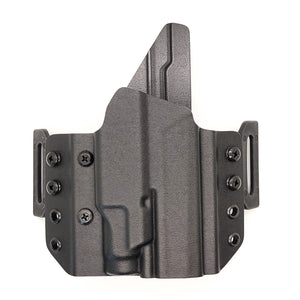 Our Outside Waistband Kydex Pancake holster for the Sig Sauer P365-XMACRO with the Streamlight TLR-7 1913 Sub is vacuum formed with a precision machined mold designed from the firearm and light combination.  Open Muzzle, Full Sweat Guard, Adjustable retention, Optic, and Red Dot ready. Made in USA. P365 P 365 X MACRO