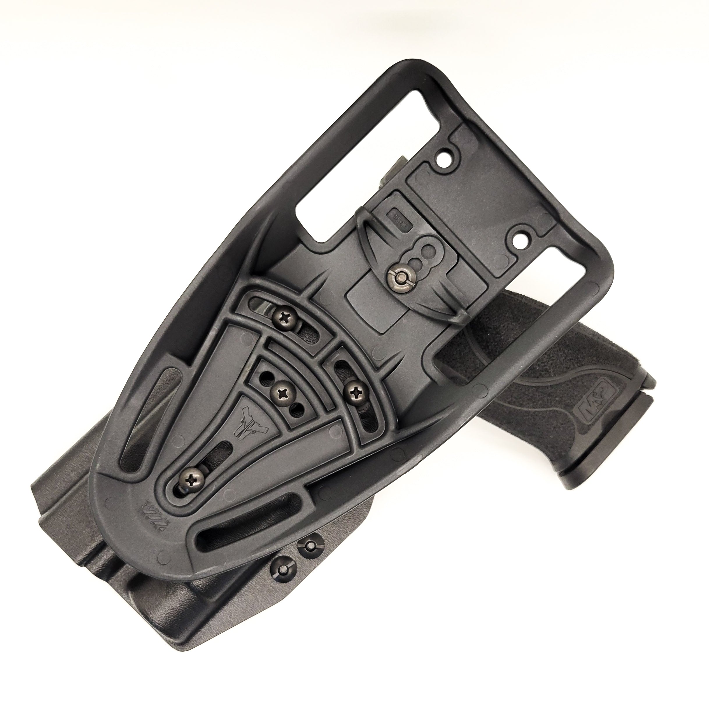 Outside Waistband Kydex Taco Style Holster designed to fit the Smith and Wesson M&P 10MM M2.0 pistol with thumb safety and Streamlight TLR-1 or TLR-1 HL. The holster is designed to fit both the 4" and 4.6" barrel lengths.  Full sweat guard, adjustable retention, profiled for a red dot sight. Proudly made in the USA.