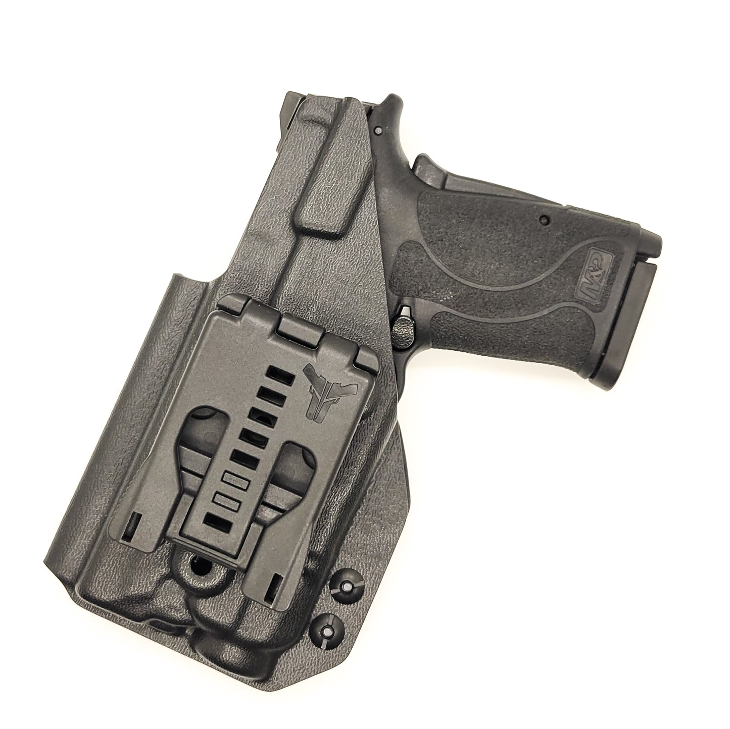 For the best Outside Waistband Kydex holster designed to fit the Smith & Wesson M&P 9 Shield EZ with Streamlight TLR-7 or TLR-7A weapon-mounted light, shop 4Bros. Full Sweat guard Adjustable Retention minimal material and smooth edges to reduce printing Thermoplastic Kydex for durability 9EZ EZ9 S&W Easy 9