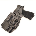 Outside Waistband Taco Style Kydex holster designed to fit the Sig Sauer 10MM P320-XTEN and Surefire X-300U.  Full sweat guard, adjustable retention, open muzzle cleared for a red dot sight. Proudly made in the USA for veterans & law enforcement. 10 MM P320-XTEN, P320 X Ten, or P 320 XTEN. X300 X-300 U X-300A X-300B