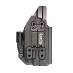 Best Inside Waistband IWB AIWB Kydex Holster designed to fit the Smith & Wesson M&P M2.0  9mm 4.25" pistols with the Streamlight TLR-7 or TLR-7A light mounted to the pistol. Full sweat guard, adjustable retention, minimal material, & smooth edges to reduce printing. Cleared for red dot sights. Proudly made in the USA. 