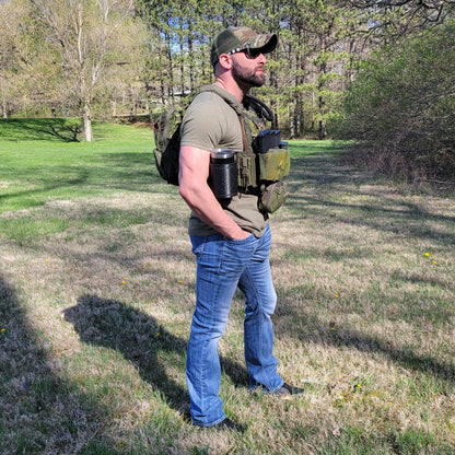 Our 3D-printed 20-ounce Yeti Cup Holder is printed in-house with PETG material. With both Molle and Belt mount options available, this is the best way to take your coffee to the shooting range and keep that caffeine on you. This product is the brainchild of Dave Kipper, the ILEA lead firearms Instructor. Made in USA