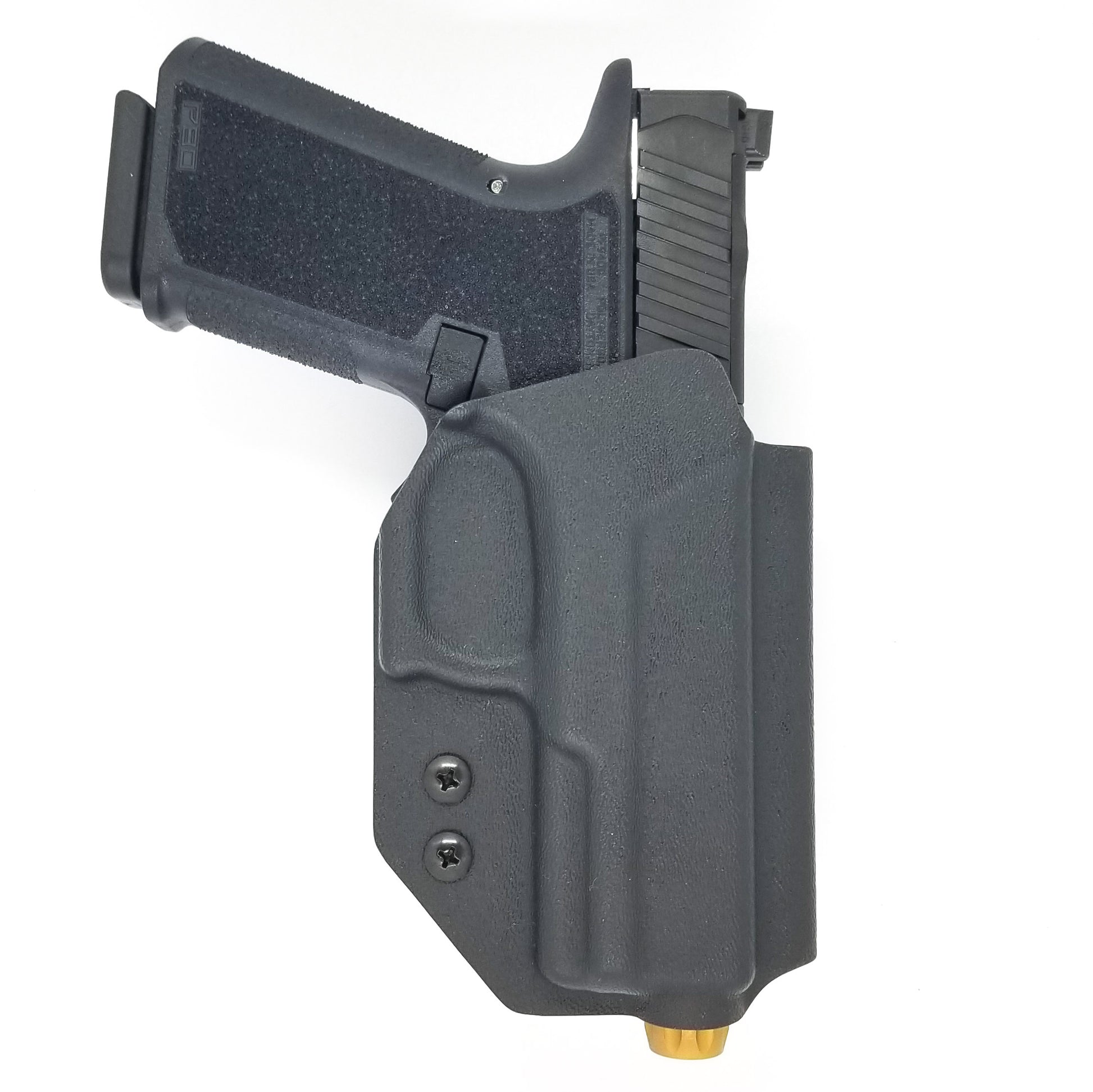 For the best OWB Outside Waistband Kydex Holster designed to fit the Polymer80 PF940C shop Four Brothers 4BROS Holsters.  Proudly manufactured in the USA.
