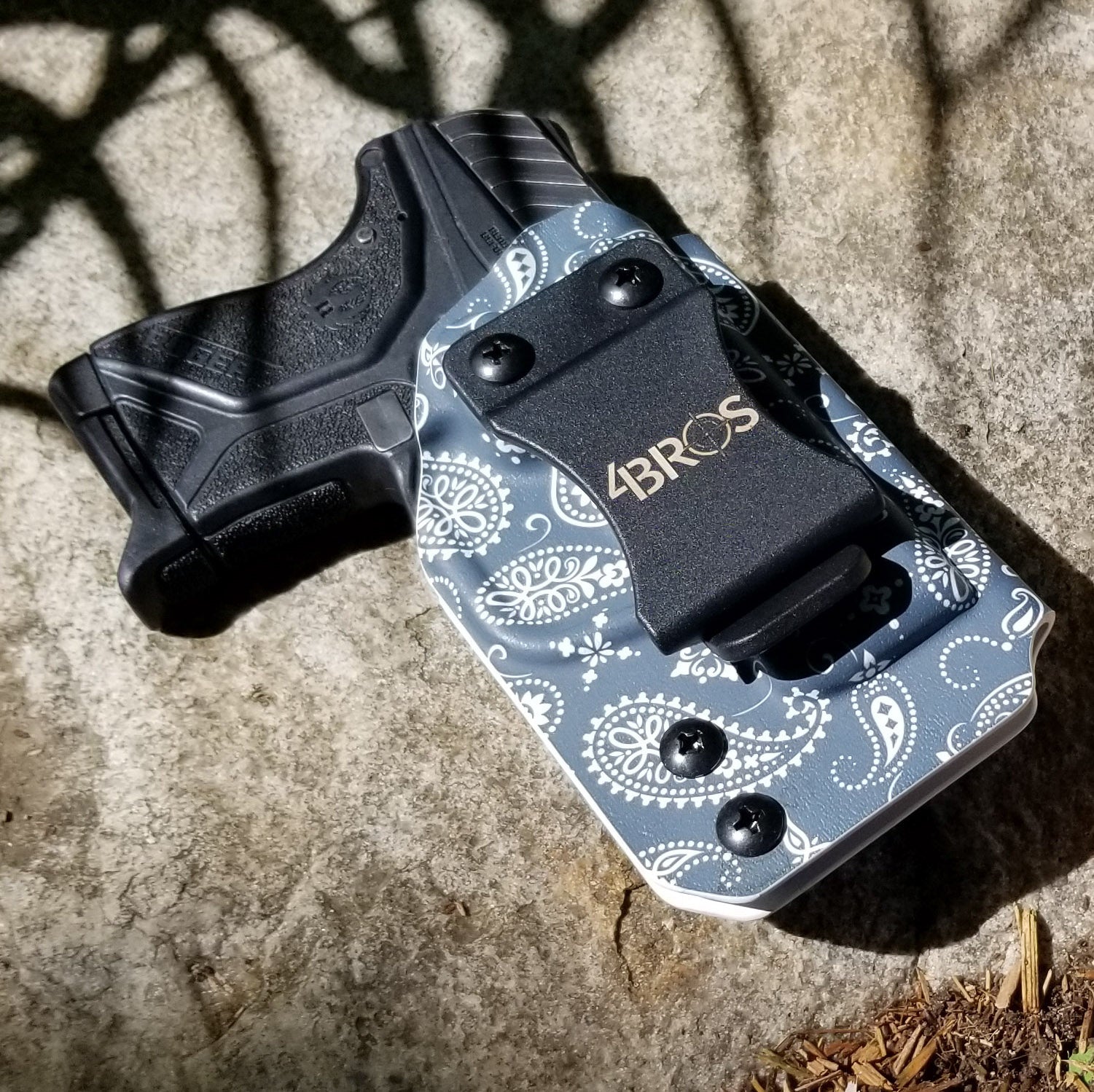 For the best IWB, AIWB, Inside Waistband Holster designed for the Ruger LCP II pistol Shop Four Brothers 4BROS Holsters.   Proudly manufactured in the USA.