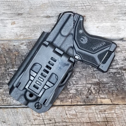 For the best OWB Outside Waistband Kydex Holster designed to fit the Ruger LCP II pistol, shop Four Brothers 4BROS Holsters.  Proudly manufactured in the USA.