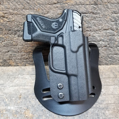 For the best OWB Outside Waistband Kydex Holster designed to fit the Ruger LCP II pistol, shop Four Brothers 4BROS Holsters.  Proudly manufactured in the USA.