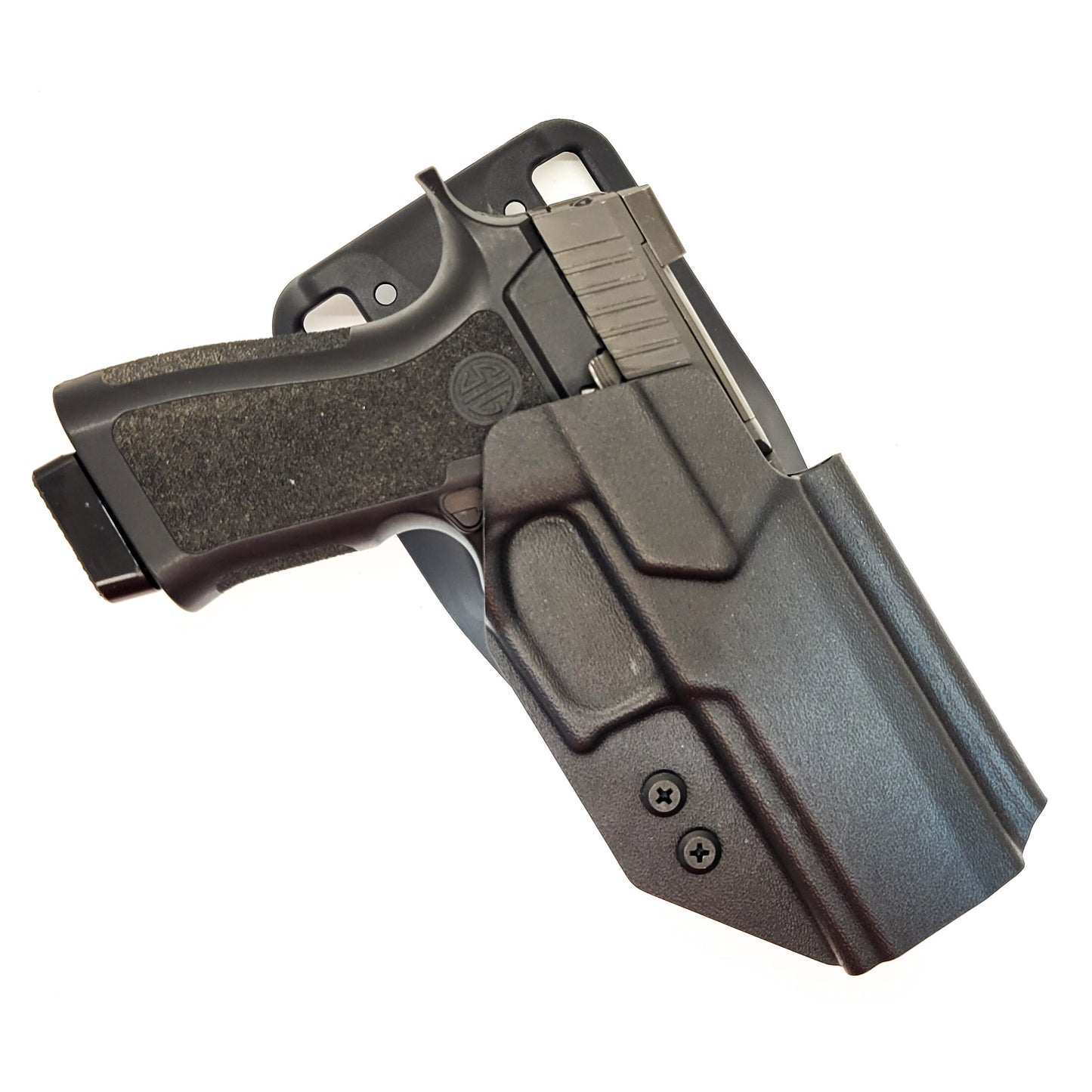 For the best, Outside Waistband OWB  P320 Carry & M18 pistols with the GoGunsUSA Gas Pedal Duty & Competition Style Kydex Holster, shop Four Brothers Holsters. 