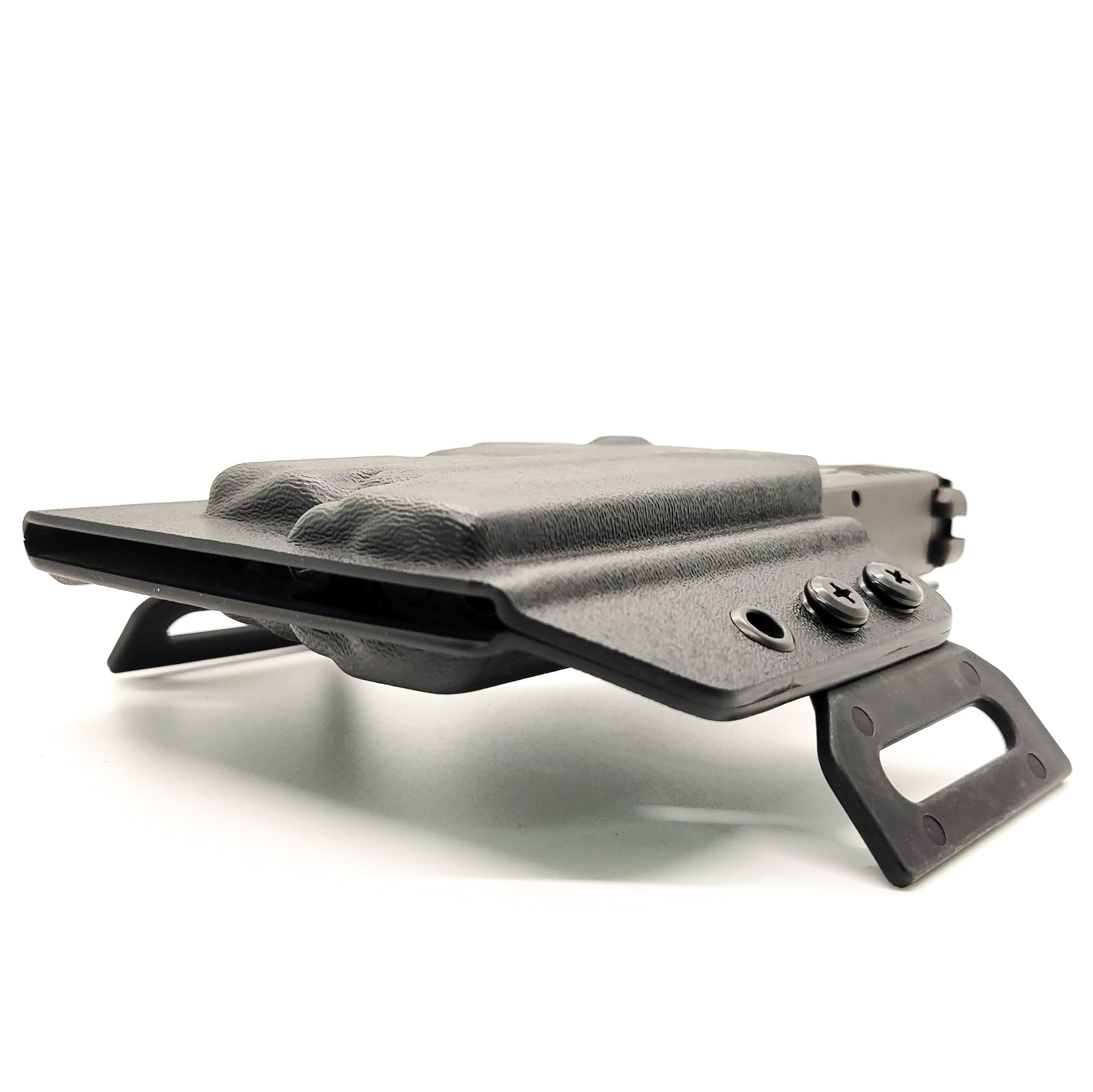 Pancake style outside waistband holster designed to fit the Sig Sauer P365, P365 SAS, and P365XL pistols with the Streamlight light TLR-6. Made in the USA