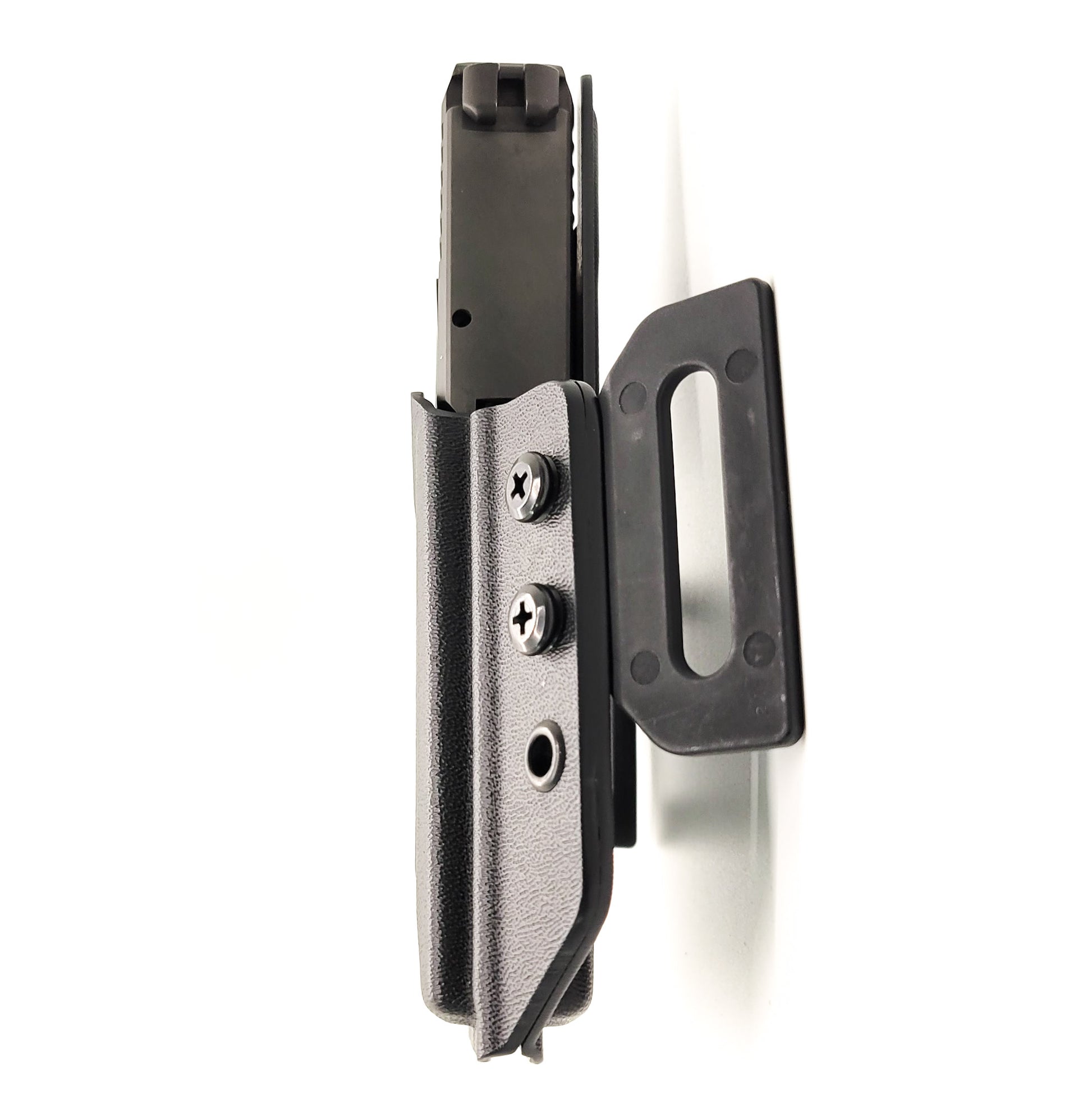 Pancake style outside waistband holster designed to fit the Sig Sauer P365, P365 SAS, and P365XL pistols with the Streamlight light TLR-6. Made in the USA