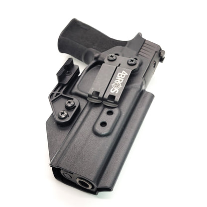 For the best IWB Inside Waistband Holster for the Sig Sauer P320 XTEN 10MM with the GoGunsUSA Gas Pedal, shop Four Brothers 4BROS Holsters.  Made in the USA.  