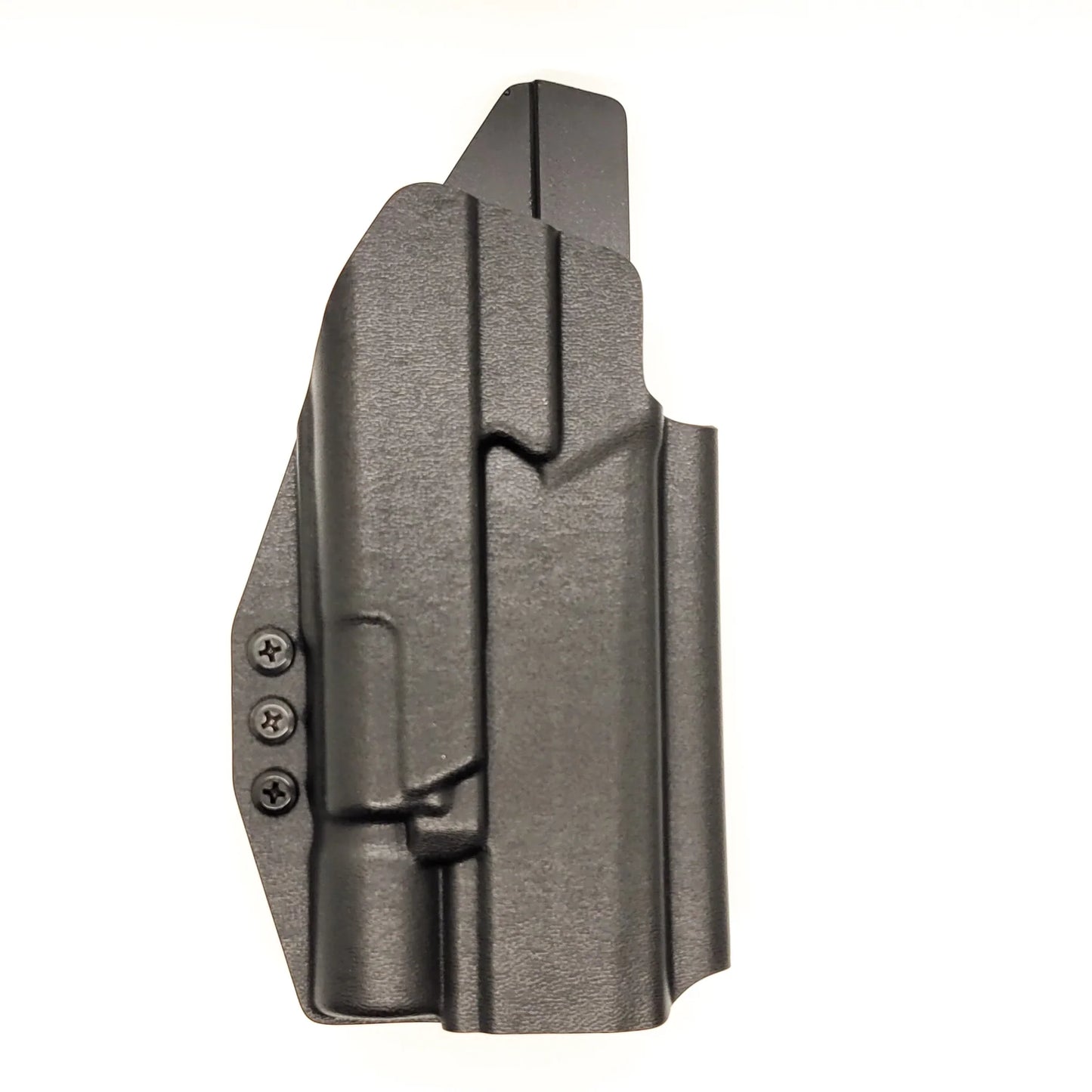 For the best Outside Waistband OWB holster for the Sig Sauer 10MM P320-XTEN and Surefire X-300U A or B shop Four Brothers 4BROS Holsters.  Made in the USA.
