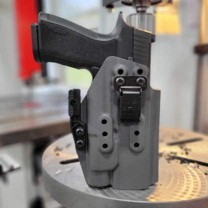 For the best inside IWB AIWB Waistband Kydex Holster for the Sig Sauer P320-XTEN with the Streamlight TLR-1 or TLR-1 HL shop Four Brothers 4BROS Holsters.