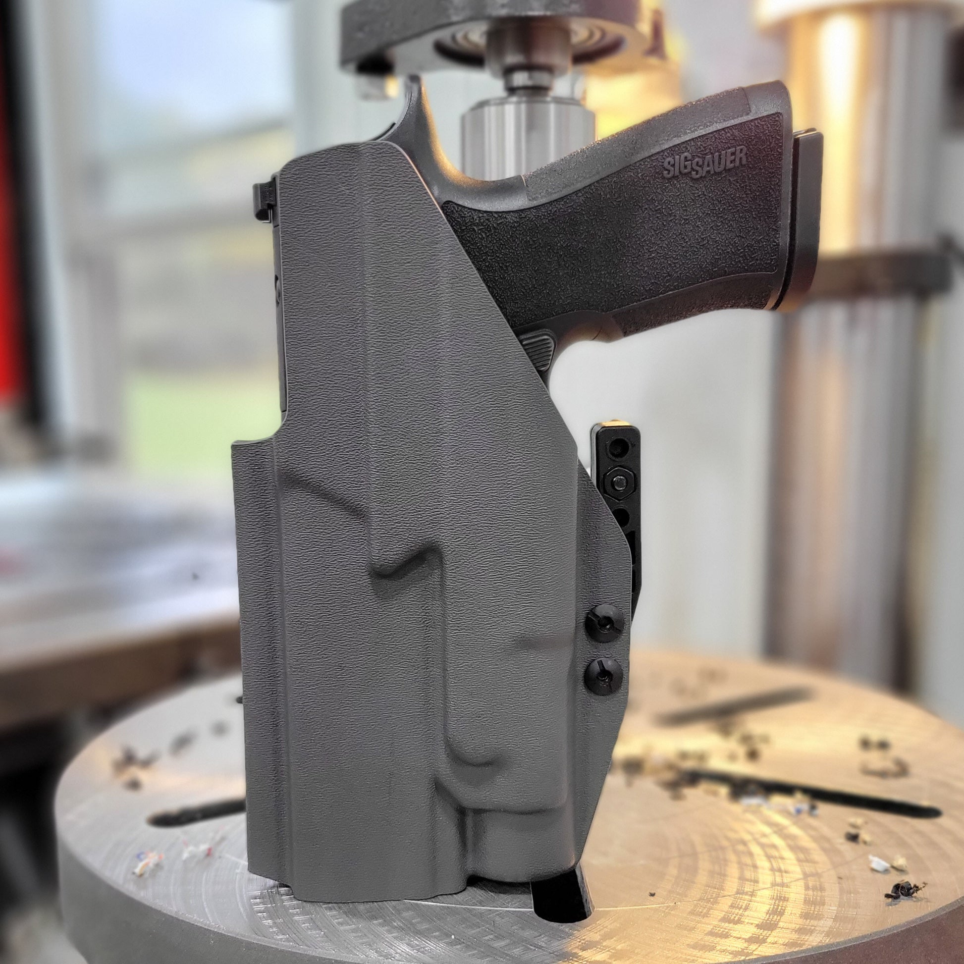 For the best inside IWB AIWB Waistband Kydex Holster for the Sig Sauer P320-XTEN with the Streamlight TLR-1 or TLR-1 HL shop Four Brothers 4BROS Holsters.