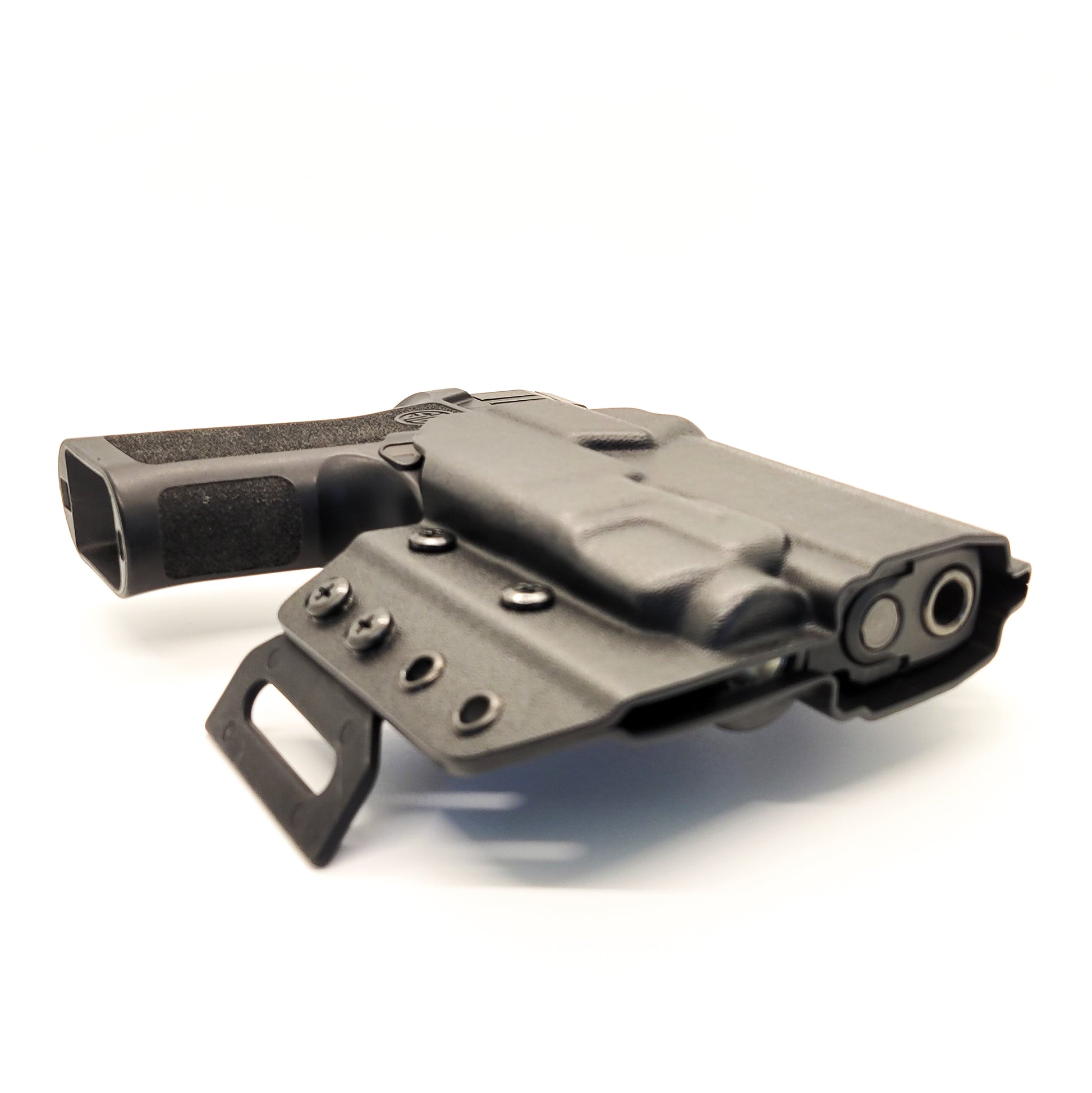 Four Brothers Outside Waistband OWB Pancake Style Kydex holster for the Sig Sauer P320 Compact, Carry & M18 with the Streamlight TLR-7X, TLR-7 X, & TLR-7  