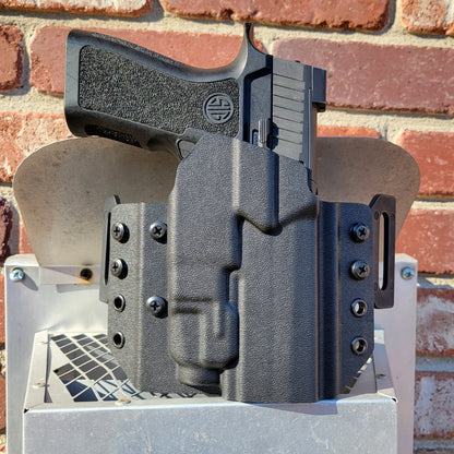 Four Brothers Outside Waistband OWB Pancake Style Kydex holster for the Sig Sauer P320 Compact, Carry & M18 with the Streamlight TLR-7X, TLR-7 X, & TLR-7  