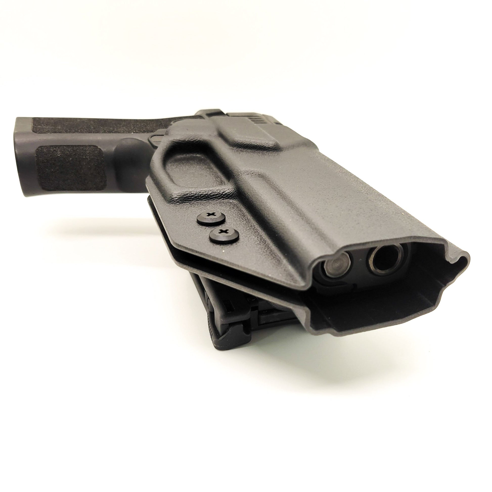 For the best Outside Waistband OWB Holster for the Sig Sauer P320 Carry, Compact, or M18 with the Align Tactical Thumb Rest shop Four Brothers 4BROS Holsters.