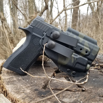 For the best Inside Waistband IWB AIWB Holster for the Sig Sauer P320 Compact, Carry or M18 pistols & Streamlight TLR-7 X or A, shop Four Brothers holsters.