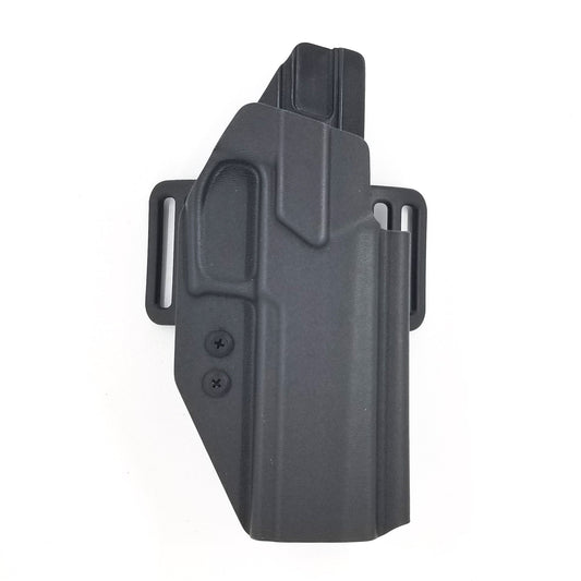 For the best Outside Waistband OWB holster for the Sig Sauer P320 series pistols with the Align Tactical Thumb Rest installed. shop Four Brothers Holsters.