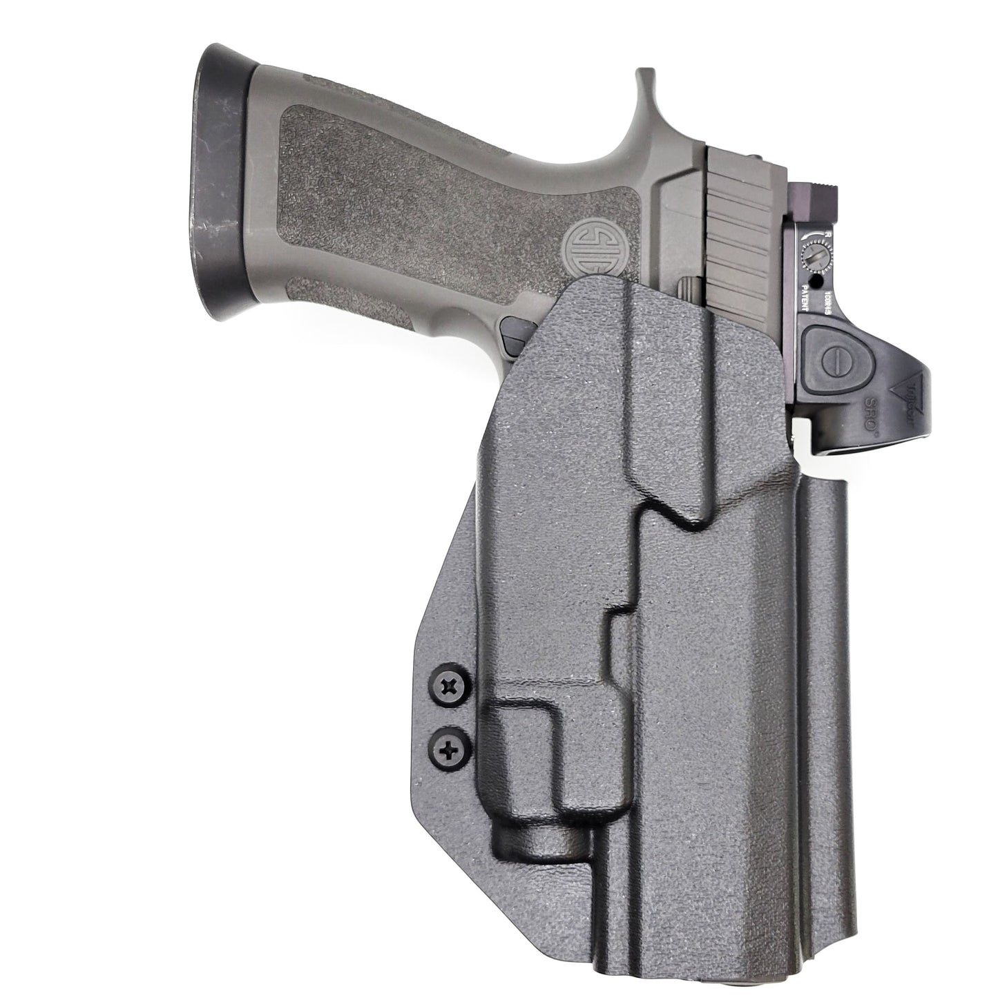 For the best Outside Waistband OWB Holster for the Sig Sauer P320 Full Size, X5 and M17 & Streamlight TLR-7 X or A & Gas Pedal, shop Four Brothers Holsters. 