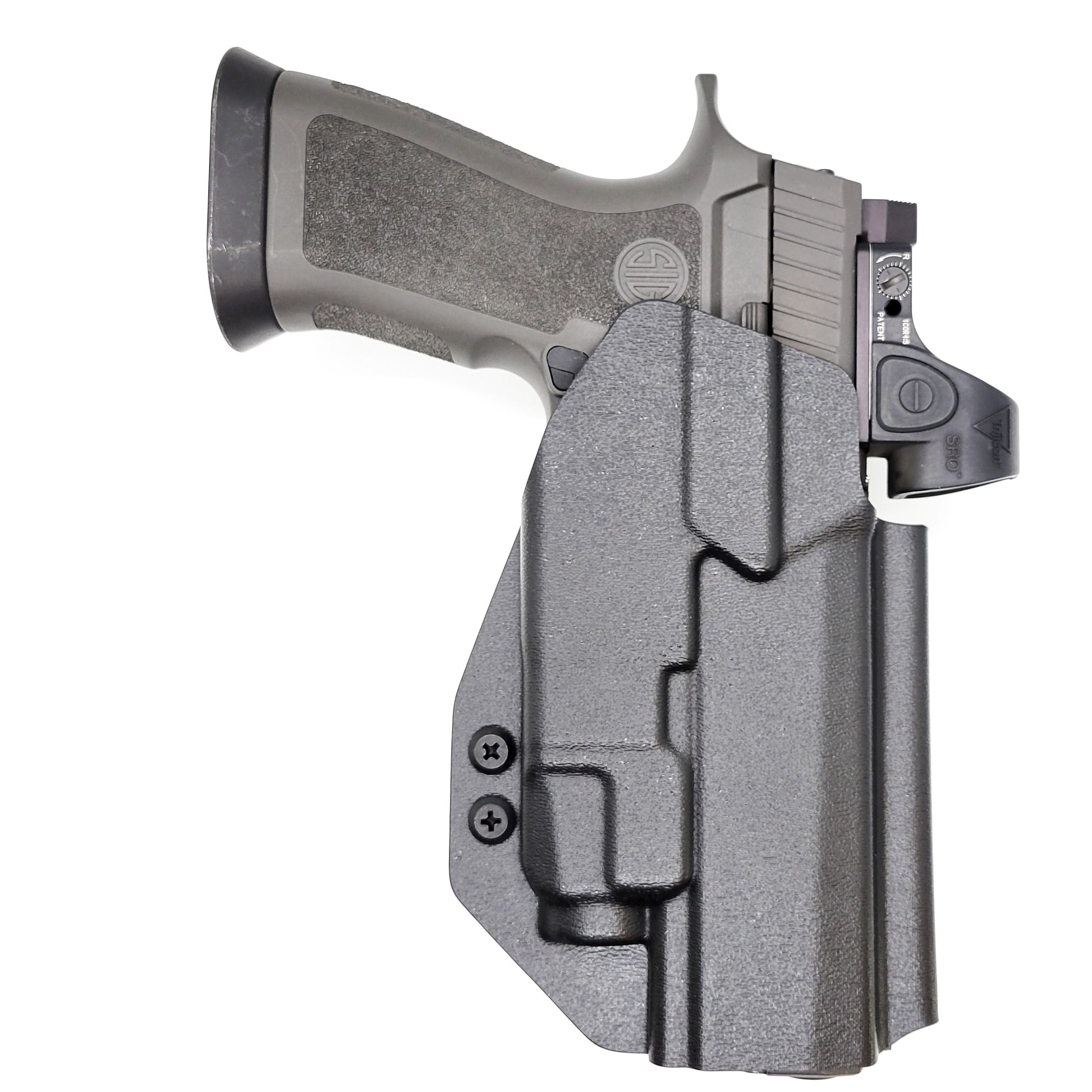 For the best Outside Waistband OWB Holster for the Sig Sauer P320 Full Size, X5 and M17 & Streamlight TLR-7 X or A & Gas Pedal, shop Four Brothers Holsters. 
