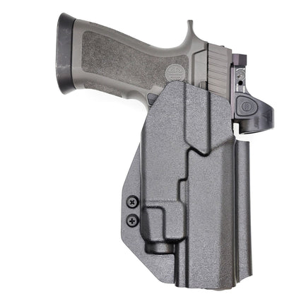 For the best Outside Waistband OWB Holster for the Sig Sauer P320 Full Size, X5 and M17 & Streamlight TLR-7 X or A & Gas Pedal, shop Four Brothers Holsters. 