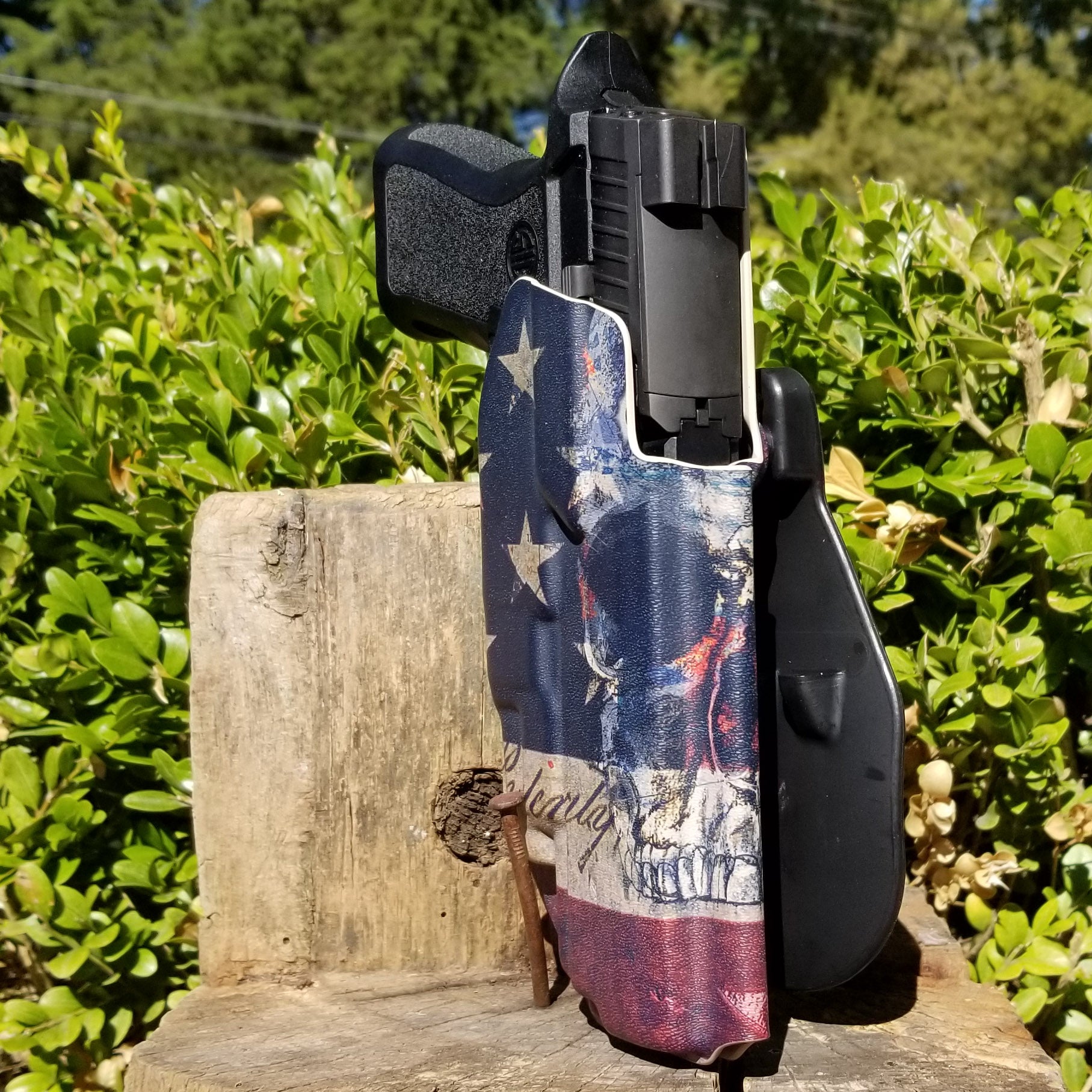 For the best Outside Waistband OWB Holster for the Sig Sauer P320 Full Size, X5, or M17 pistols & Streamlight TLR-7 X or TLR-7 A, shop Four Brothers holsters. 