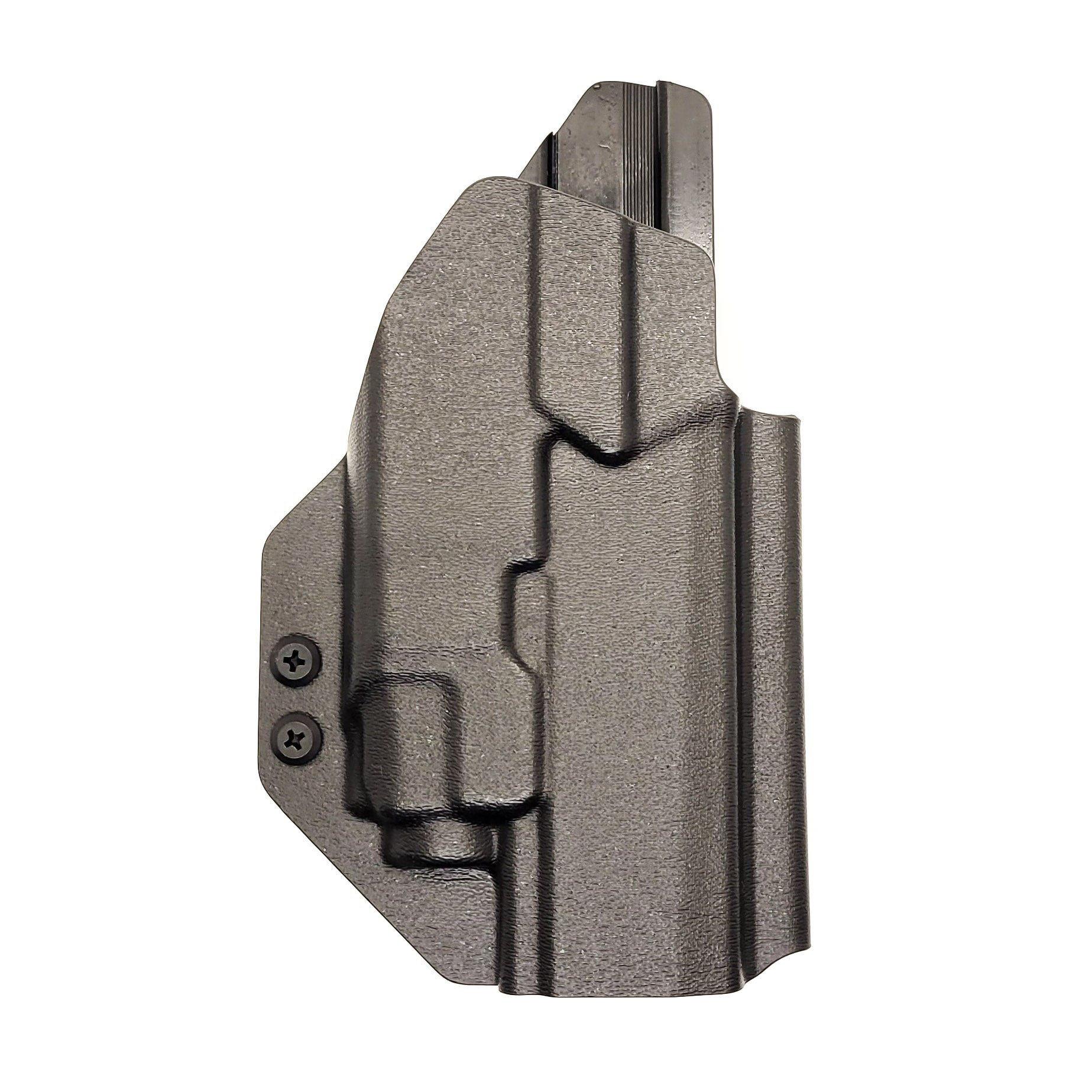 For the best Outside Waistband OWB Holster for the Sig Sauer P320 Full Size, X5 or M17 pistol with a TLR-8A & GoGuns USA Gas Pedal shop Four Brothers Holsters.