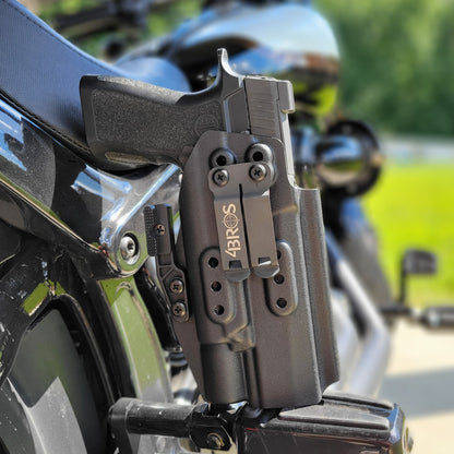 For the best Inside Waistband Holster for the Sig Sauer P320 Full Size & Carry pistols with the Surefire X300U-A or B & Gas Pedal shop Four Brothers Holsters.