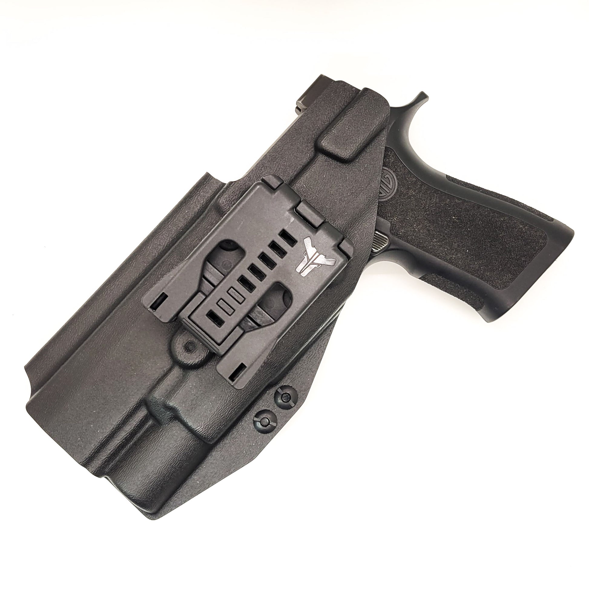For the best OWB Kydex Holster for the Sig Sauer P320 Full-Size M18, M17, X-Five Legion & Carry pistols & Surefire X300U-A or B shop  Four Brothers Holsters.