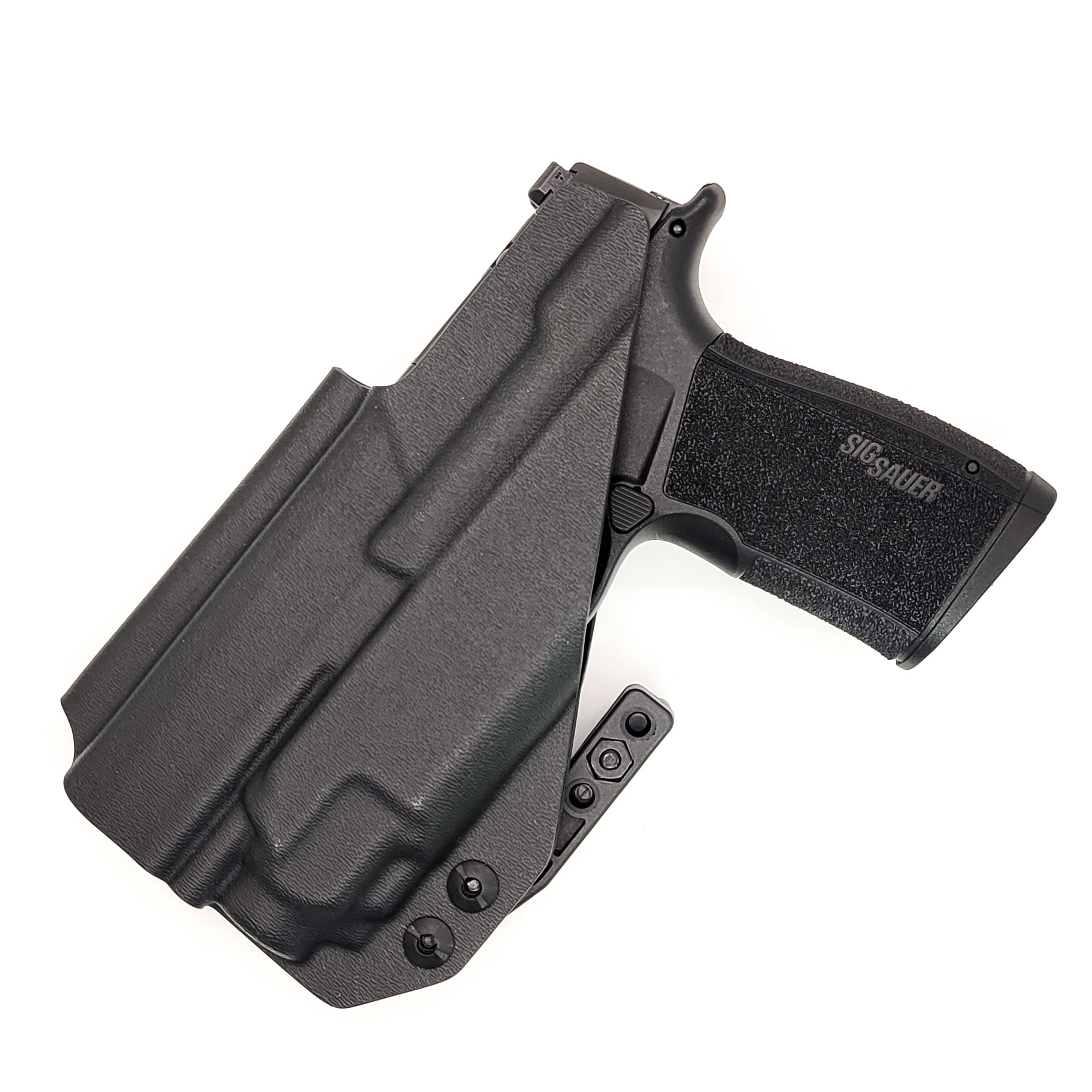 For the best IWB AIWB Inside Waistband Kydex Holster for the Sig Sauer P365-XMACRO with Streamlight TLR-8 Sub or TLR-8 G sub shop Four Brothers 4BROS Holsters.
