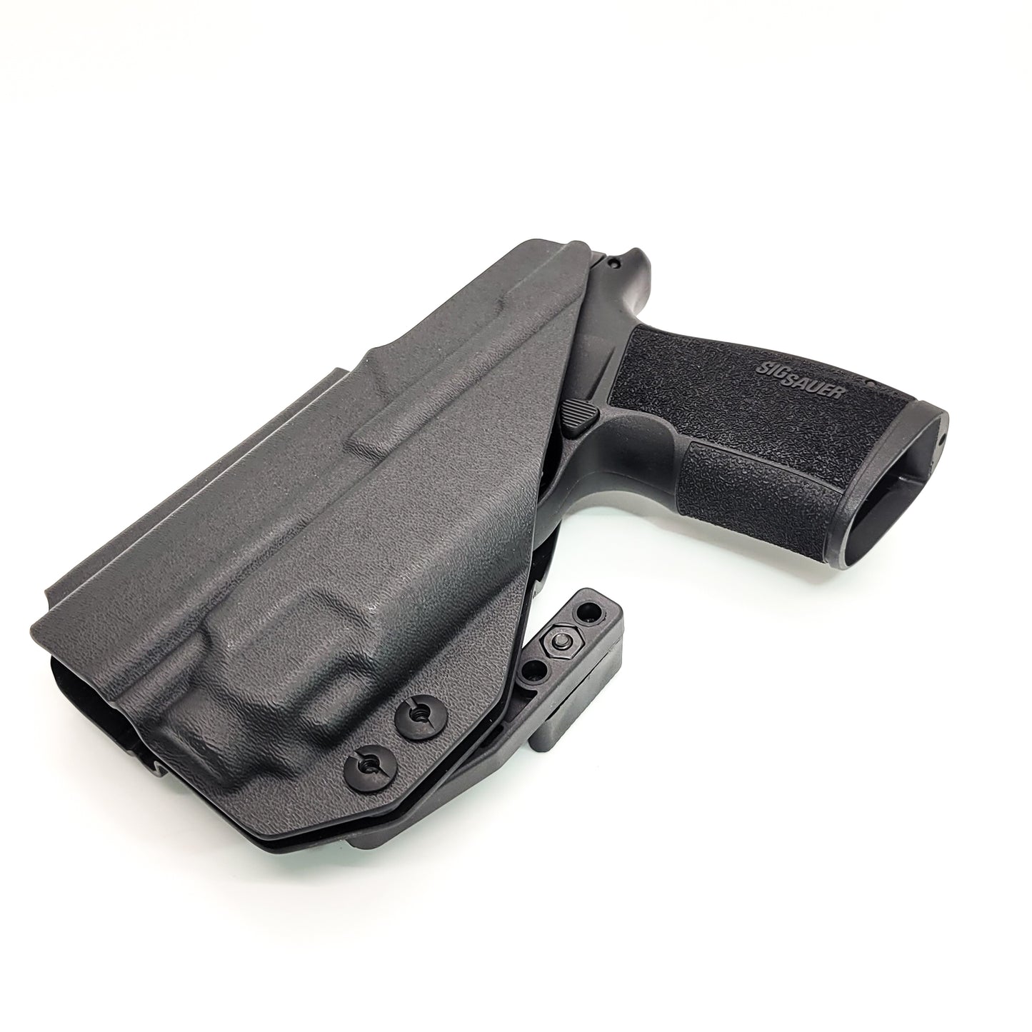 For the best IWB AIWB Inside Waistband Kydex Holster for the Sig Sauer P365-XMACRO with Streamlight TLR-8 Sub or TLR-8 G sub shop Four Brothers 4BROS Holsters.