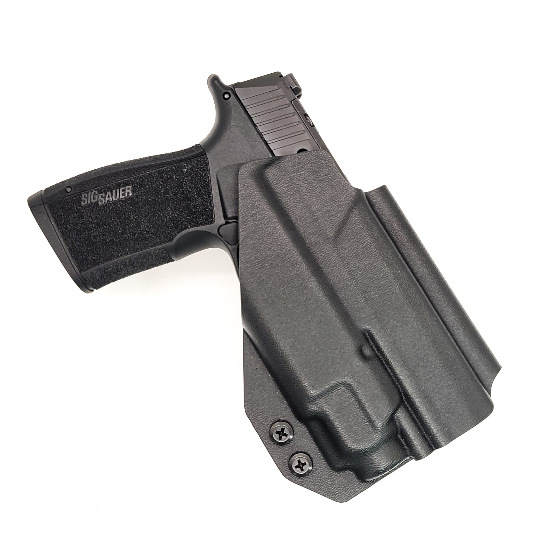 For the best Outside Waistband OWB Kydex Holster for the Sig Sauer P365-XMACRO with Streamlight TLR-8 Sub or TLR-8 G Sub, shop Four Brothers 4BROS Holsters.  