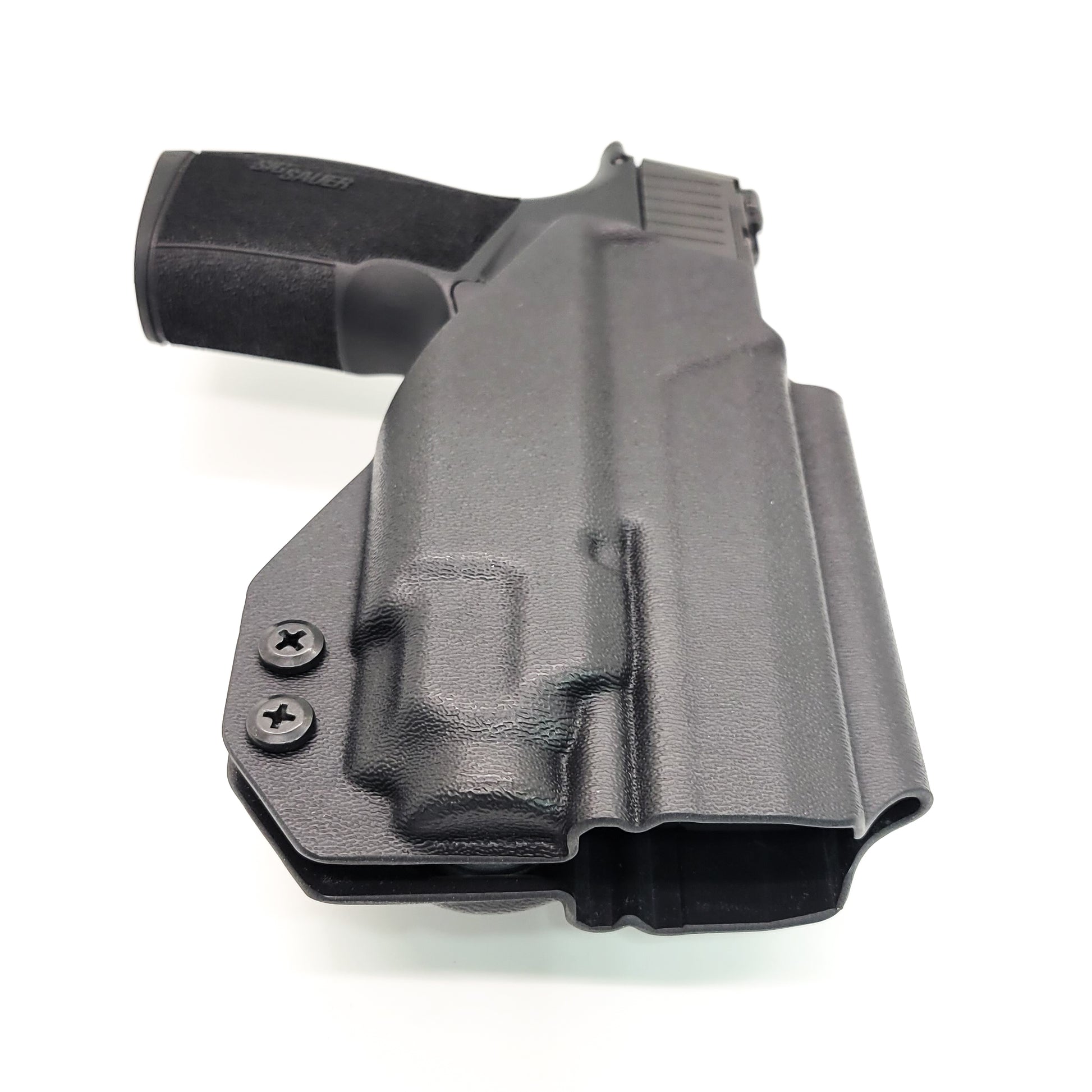 For the best Outside Waistband OWB Kydex Holster for the Sig Sauer P365-XMACRO with Streamlight TLR-8 Sub or TLR-8 G Sub, shop Four Brothers 4BROS Holsters.  