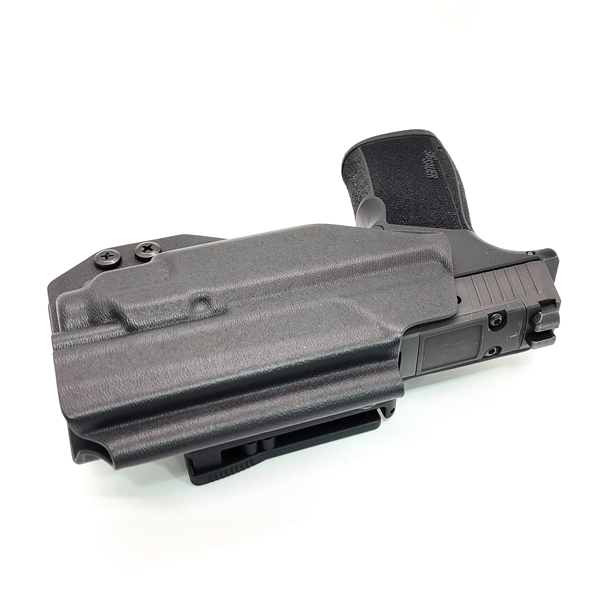 For the best Outside Waistband OWB Kydex Holster for the Sig Sauer P365-XMACRO with Streamlight TLR-8 Sub or TLR-8 G Sub, shop Four Brothers 4BROS Holsters.  