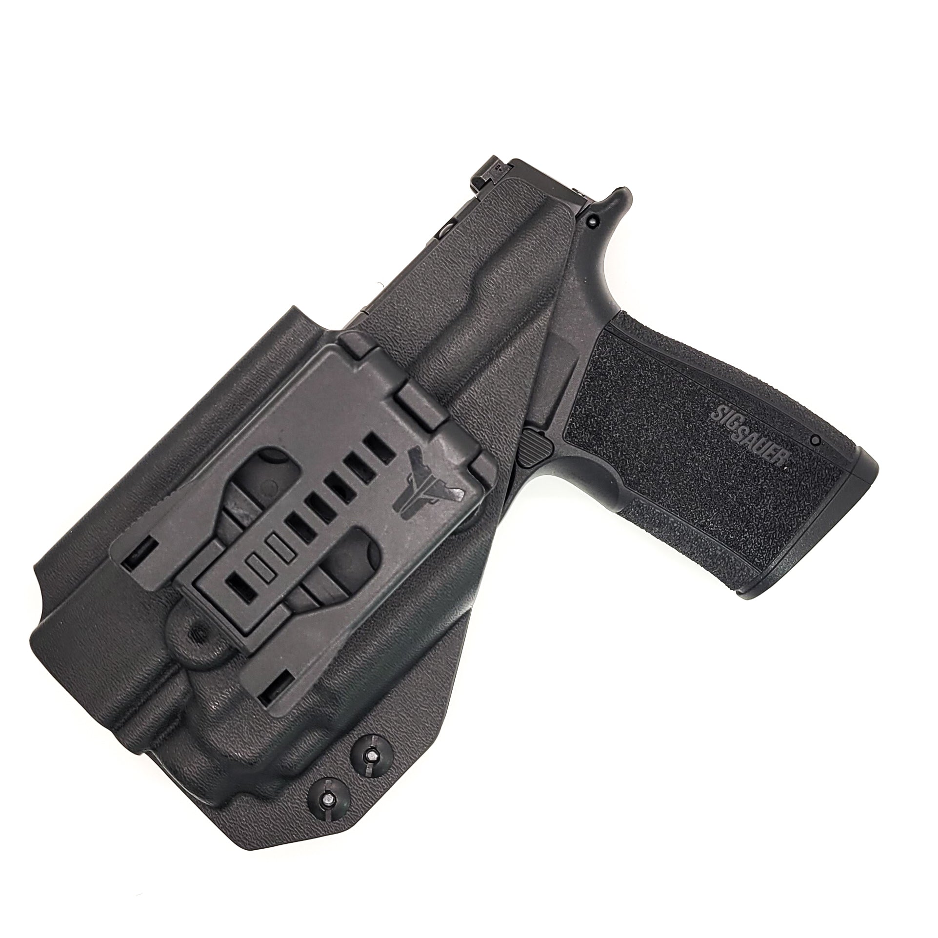 For the best Outside Waistband OWB Kydex Holster for the Sig Sauer P365-XMACRO with Streamlight TLR-8 Sub or TLR-8 G Sub, shop Four Brothers 4BROS Holsters.  