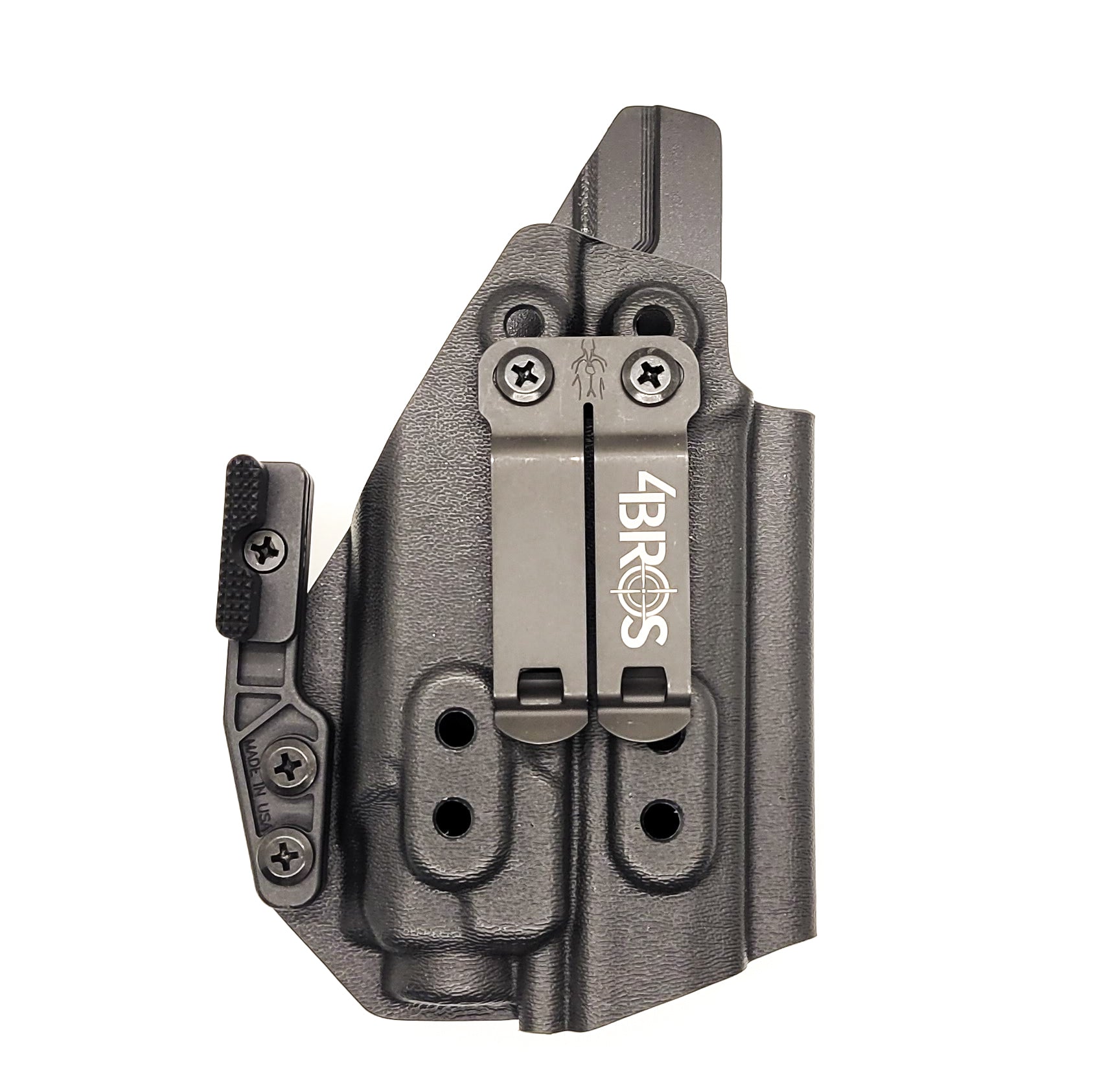 For the best IWB Kydex Inside Waistband Holster for the Sig Sauer P365-XMACRO, COMP, or TACOPS & Streamlight TLR-8 A G, shop Four Brothers 4BROS Holsters.  