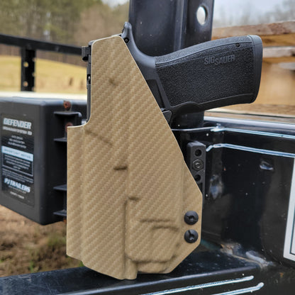 For the best IWB Kydex Inside Waistband Holster for the Sig Sauer P365-XMACRO, COMP, or TACOPS & Streamlight TLR-8 A G, shop Four Brothers 4BROS Holsters.  