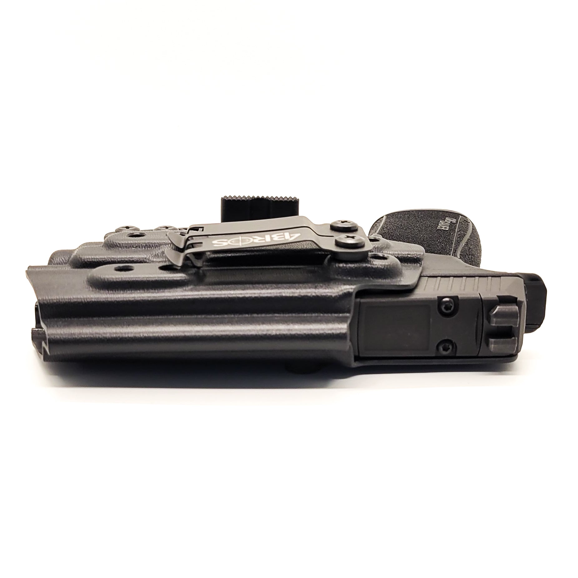 For the best IWB Kydex Inside Waistband Holster for the Sig Sauer P365-XMACRO, COMP, or TACOPS & Streamlight TLR-8 A G, shop Four Brothers 4BROS Holsters.  