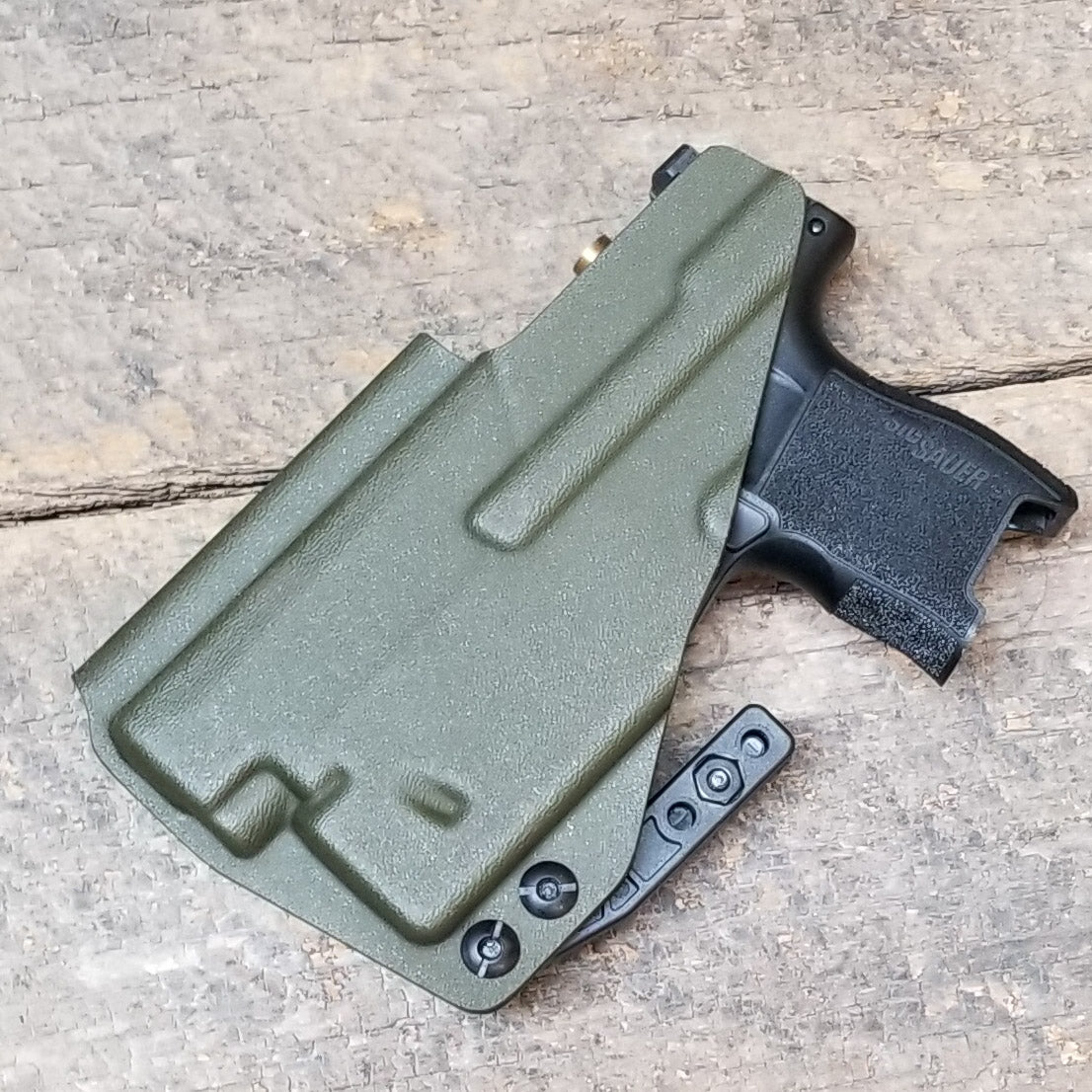 For the best, Inside Waistband IWB AIWB Kydex Holster for the Sig Sauer P365, 365XL, or 365 SAS with Nightstick TSM-13G light shop Four Brothers 4Bros Holsters.